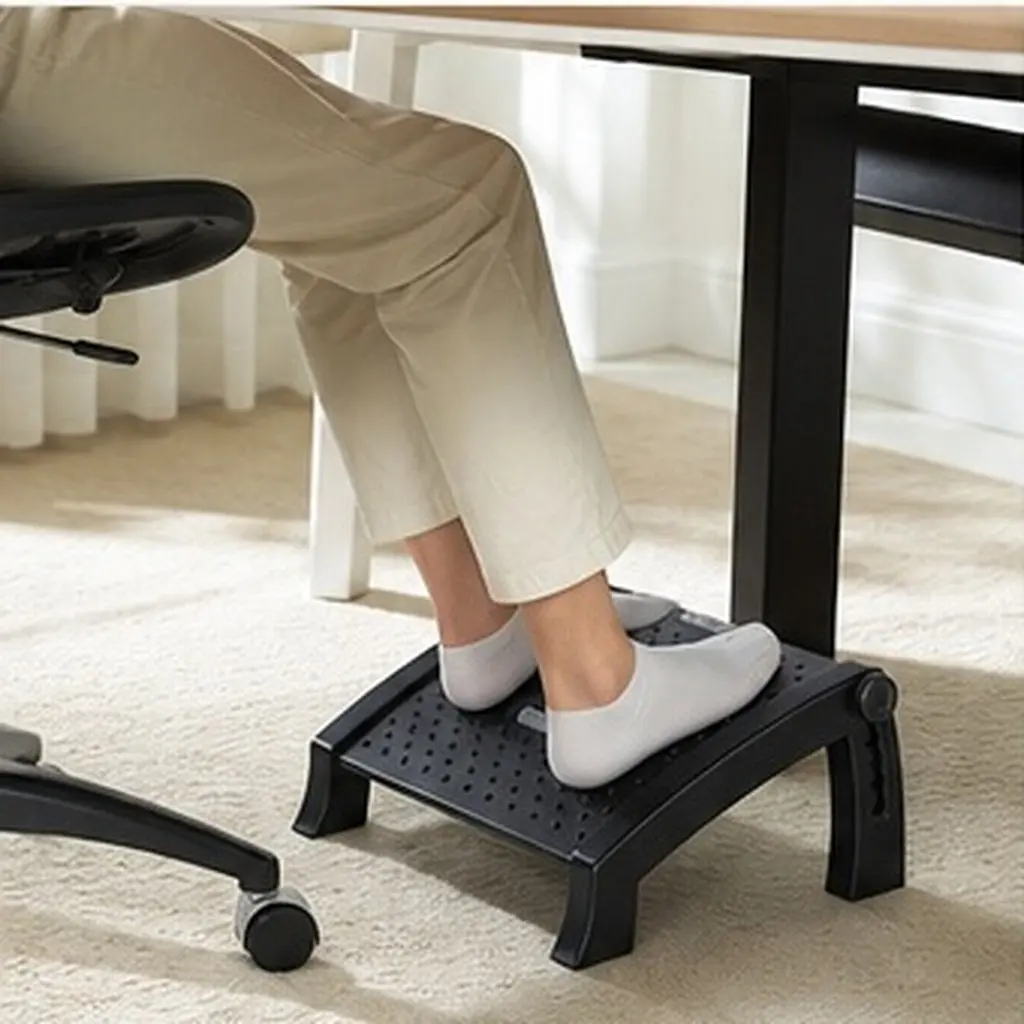 Footrest Under Desk - 1 buah bangku sandaran kaki yang