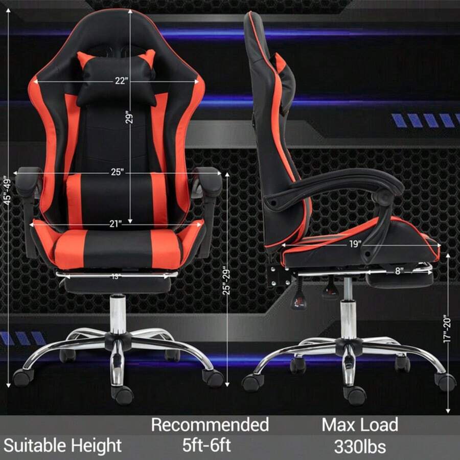 Kursi Gaming dengan Penyangga  - Video Gaming & Esports Usd Acc ulasan dan harga
