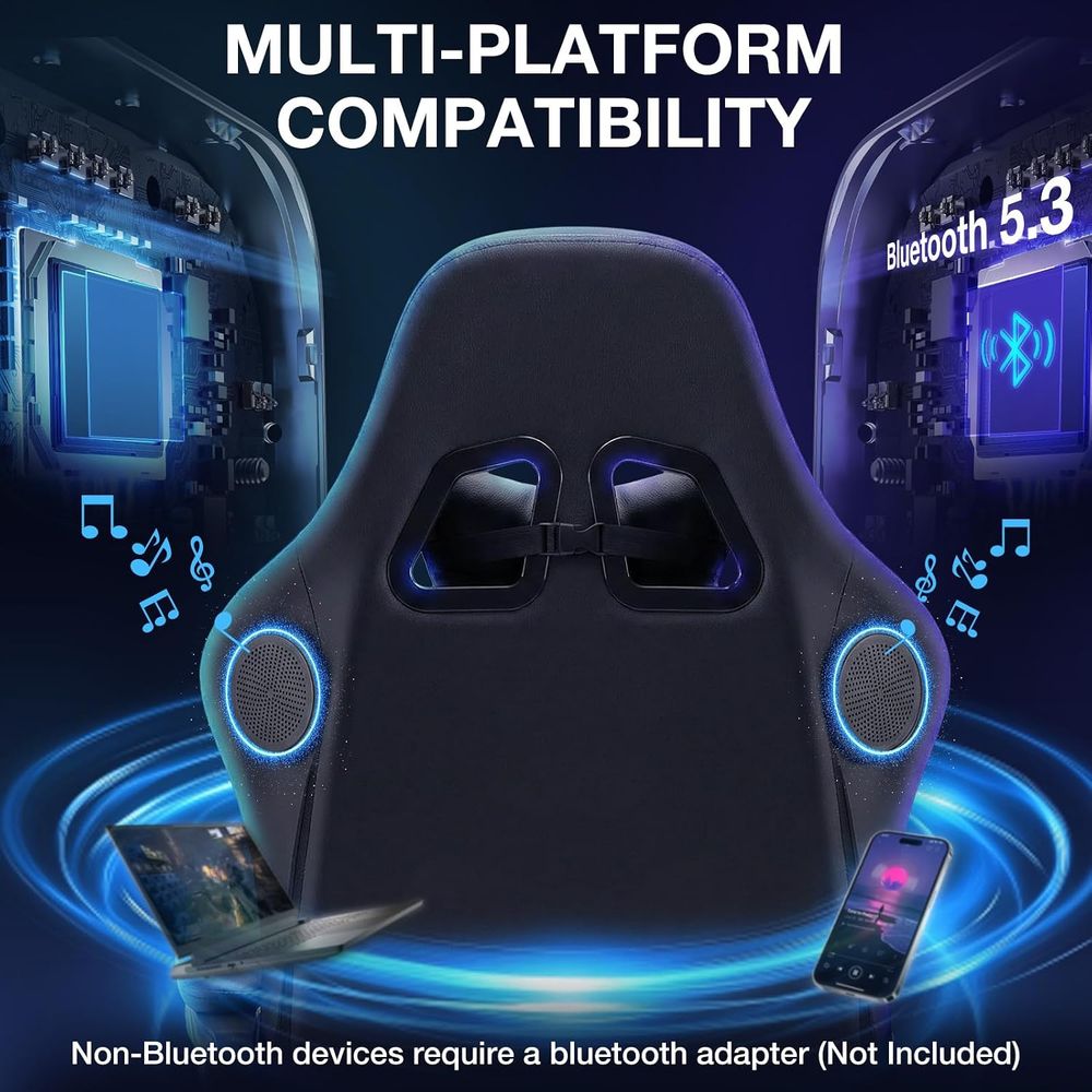 Kursi Gaming RGB dengan Speake - Video Gaming & Esports Usd Acc ulasan dan harga